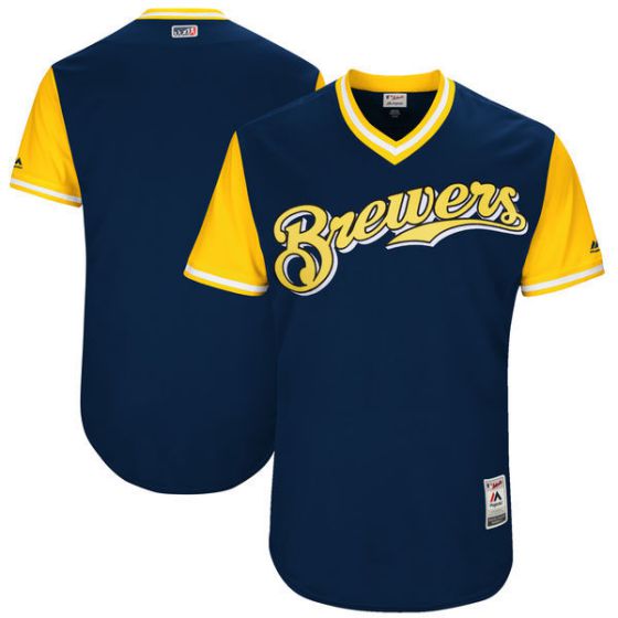 Men Milwaukee Brewers Blank Blue New Rush Limited MLB Jerseys->minnesota twins->MLB Jersey